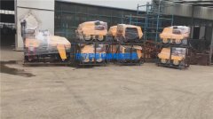 一批手扶壓路機，座駕壓路機成功出口國外